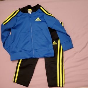 Toddler boy's Adidas track suit